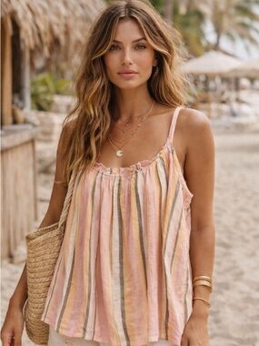 XiRENA Multicolor Striped Camisole